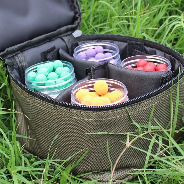 Karpfen angeln werkzeuge methode feeder pop up boilies angeln haken köder  lagerung tasche fischer organizer tackle box mit glug topf beutel