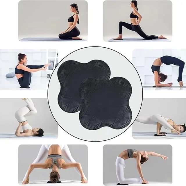 2Pcs Yoga Knee Pads Comfortable Fitness Accessories Pilates Yoga Sports Accessories for Protecting Knee Ankle Elbow Hand 4