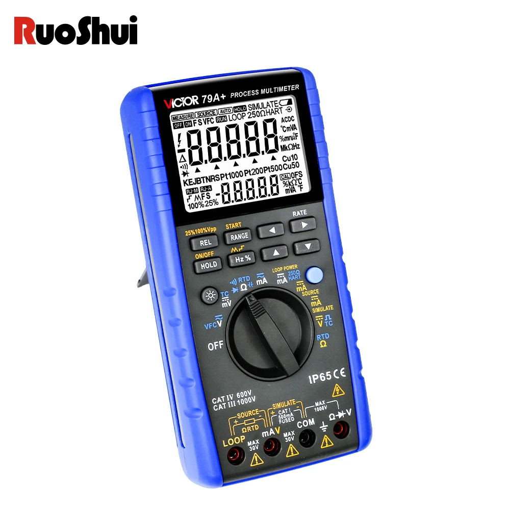 Victor 79A Process Multimeter Accuracy 0.05% Signal Source AC DC