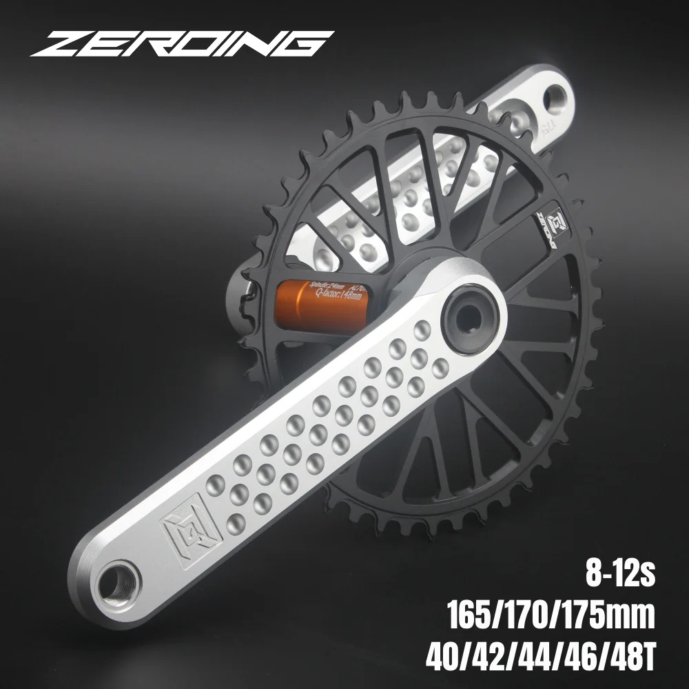 ZEROINGRoadBikeCrankset4042444648TGXPSingleChainring1011