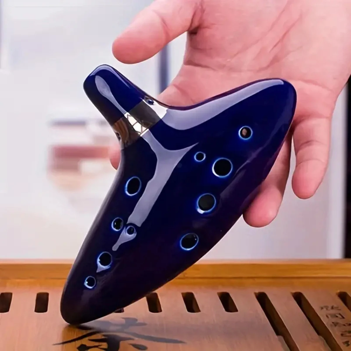 1pc Legend Of Ocarina Flute 12-Hole Ceramic Alto C Music Instrument ceramic ocarina handmade ocarina