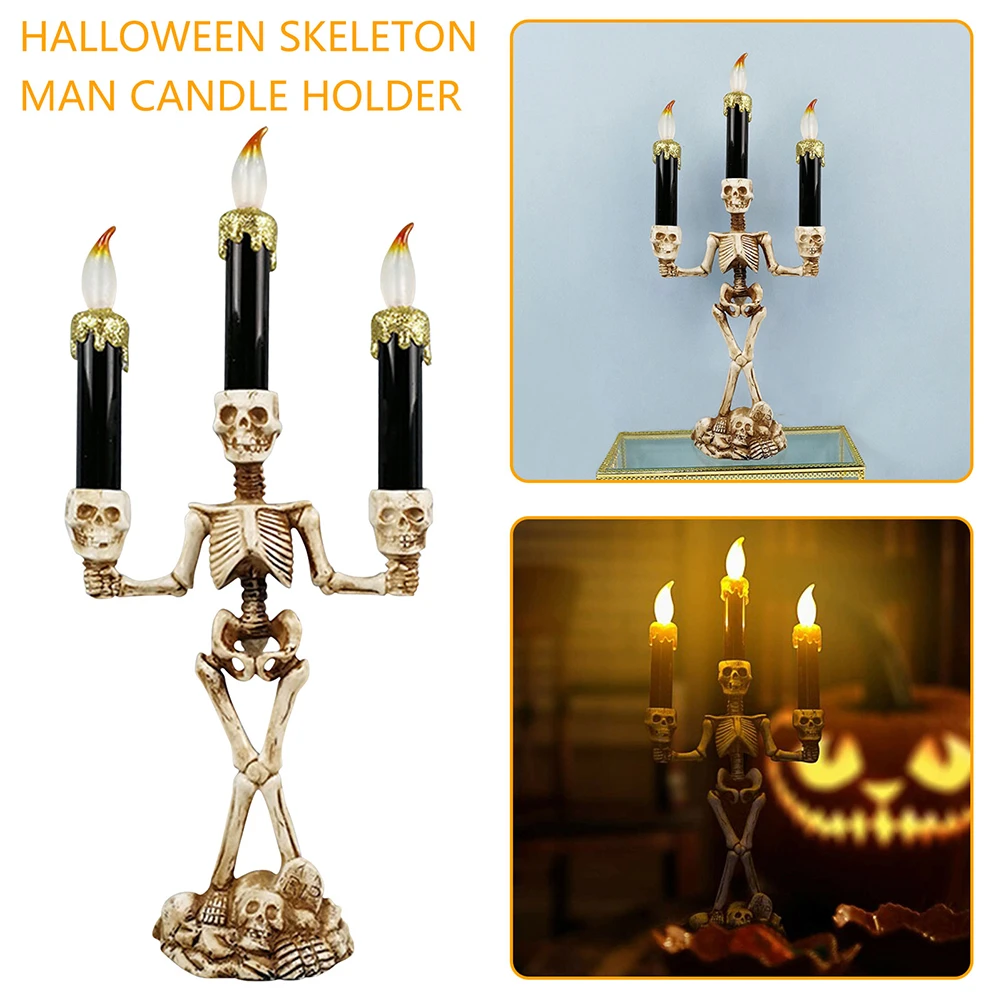 15 Creepy Gothic Candle Holder Ideas For A Scary Halloween 1pc