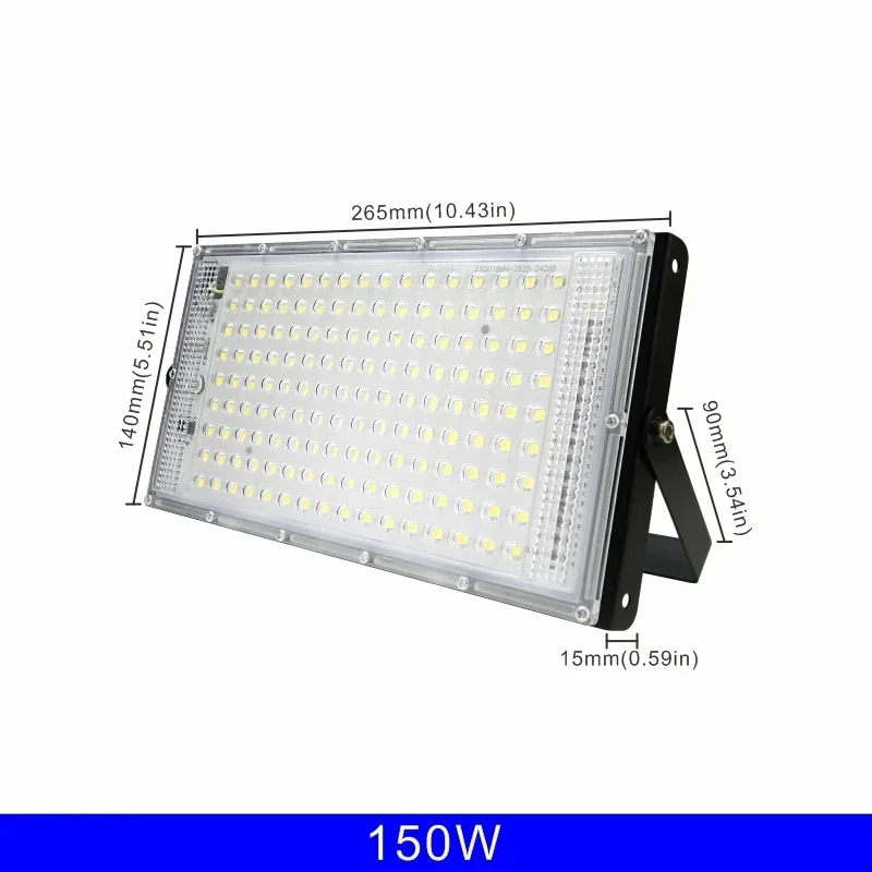ตัวเลือกสินค้า ไฟ LED กลางแจ้ง ทนทาน IP65 กำลังสูง 50-200W