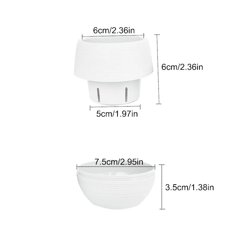 5pcs 미니 십대 다채로운 플라스틱 꽃 냄비 선인장 귀여운 꽃 냄비 고기 보육 소녀 꽃 냄비 재배자 실내 식물