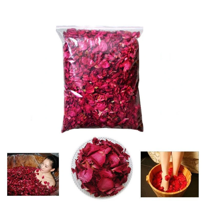 30/50/100g Romantic Natural Dried Rose Petals Bath Dry Flower Petal Spa Whitening Shower