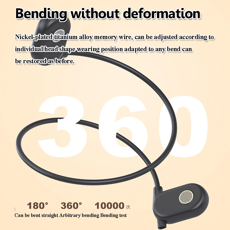 Open Ear Wired Headphones Air Conduction Gaming Headset 3.5mm Type-c USB Plug Stereo Earphones for Computer Laptop Mobile Phone