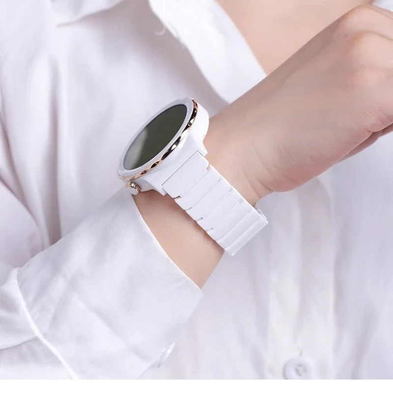 20mm Ceramic Strap for HUAWEI WATCH GT 3Pro 43mm Stainless Steel Bracelet Band for Huawei Watch GT3 42mm GT2 42mm Wristband