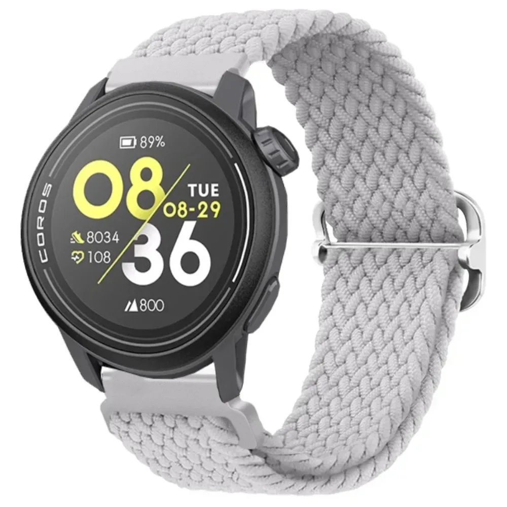 Sports Soft Nylon Braided Strap - Comfortable 20mm/22mm Bracelet for Smartwatches