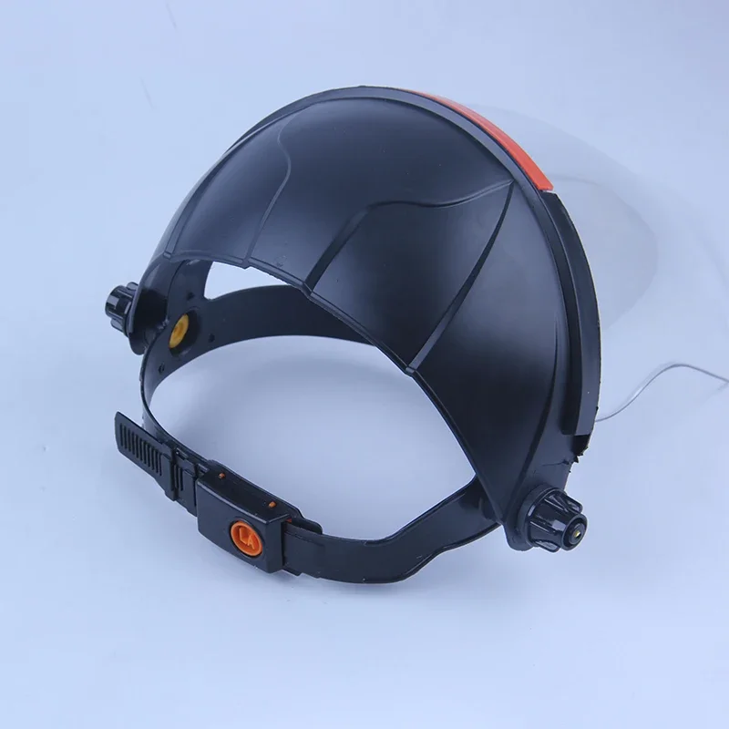 Anti-smoke Saliva Virus Dust Mask Transparent PVC Safety Mask Screen Spare Visor Head Facial Respiratory Protection