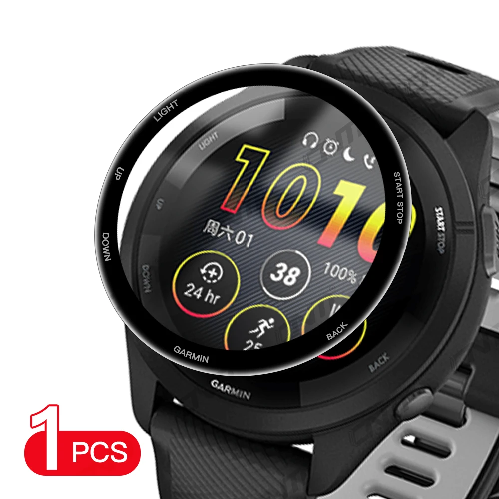20D Screen Protector for Garmin Forerunner 965 265 265S Flexible Anti-scratch Protective Film for Garmin 965 Full Coverage Film