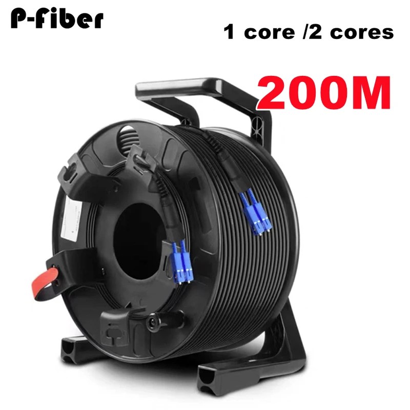 

Наружный патчкорд 200 м, 1 ядро, 2 ядра, армированный с PCD235 катушкой LC SC FC APC SM TPU 3,0 мм, водонепроницаемый перемычка, волоконно-оптический удлинитель