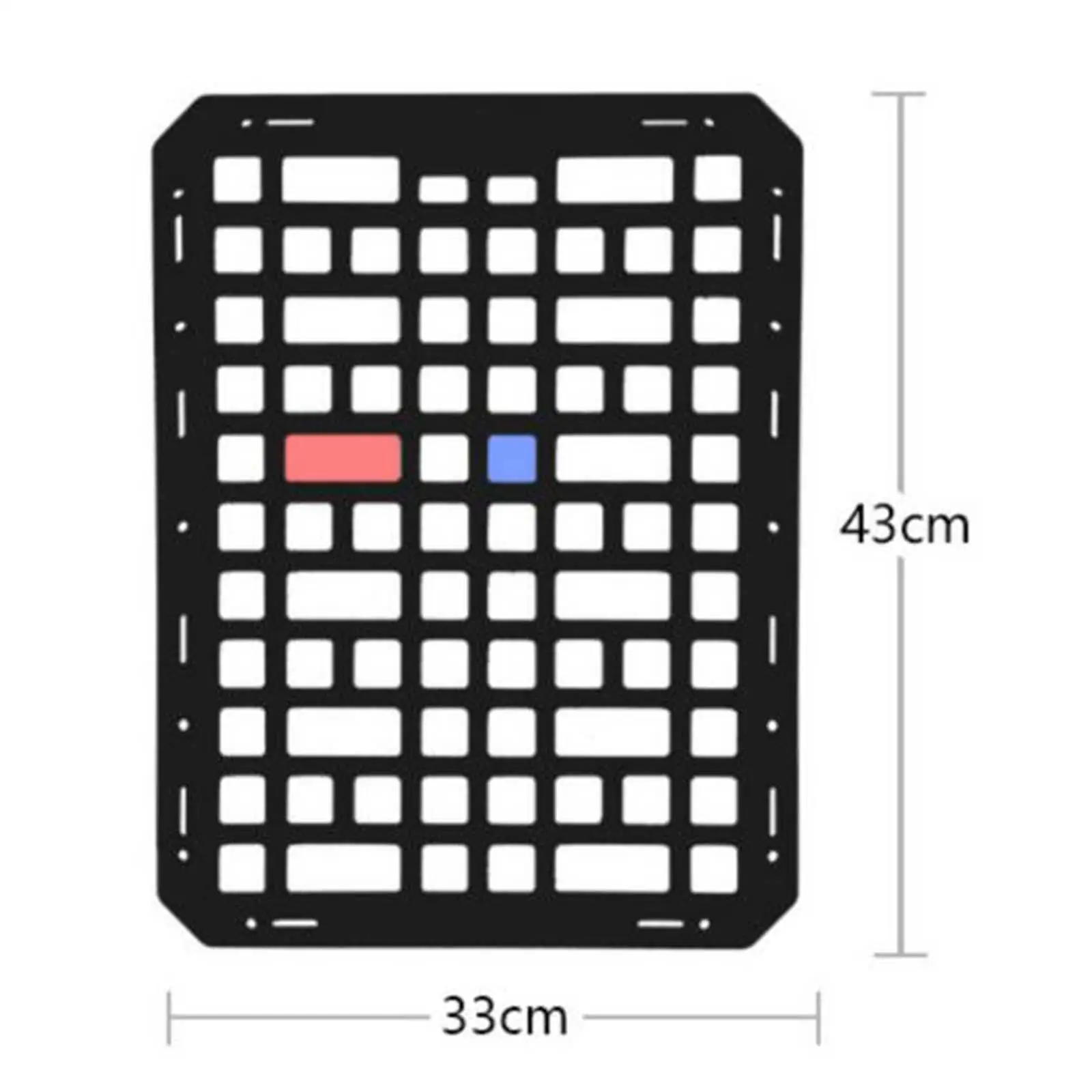 Molle Panel für Fahrzeuge Einsatz Visier Panel Kopfstütze Organizer Panel  Teile Universal Autos itz Panel für Fahrzeuge verdickt