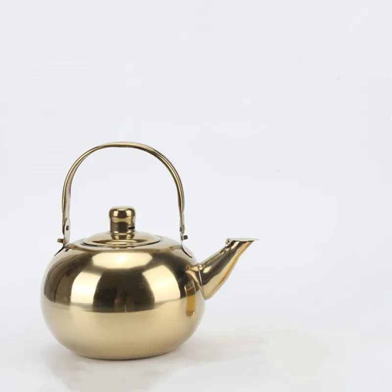 Thick Stainless Steel Teapot Tea Set Coffee Pot Teapot with Filter