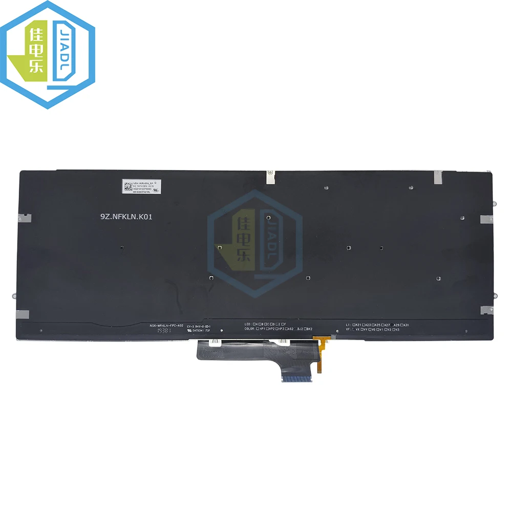 Teclado Backlit Espanhol e Eua Laptop Asus Zenbook 14 Ux431 Ux431f Ux431fn X431fa Um431 S431 U4500f sp es Teclados Latinos - Imagem 2
