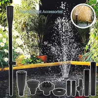 9Pcs Fountain Pump Nozzle Set Adjustable Height Waterfall Sprinkler Spray Heads For Garden Pool Pond Submersible Pump Accessory 6