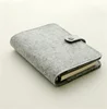 New A5 A6 Felt Shell Notebook Cloth Fabric Notebook Ring Binder Diary Notebook Paper Holder Portable Diary Stationery Gift 2