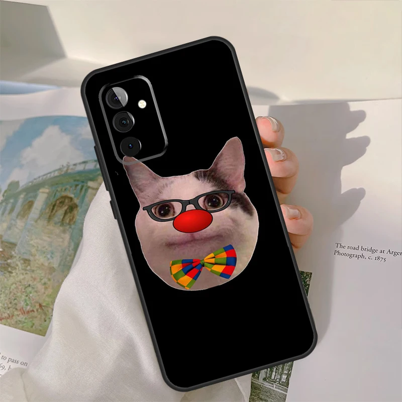 Beluga Cat Meme Face Smiling Funda For iPhone 15 14 13 12 11 Pro