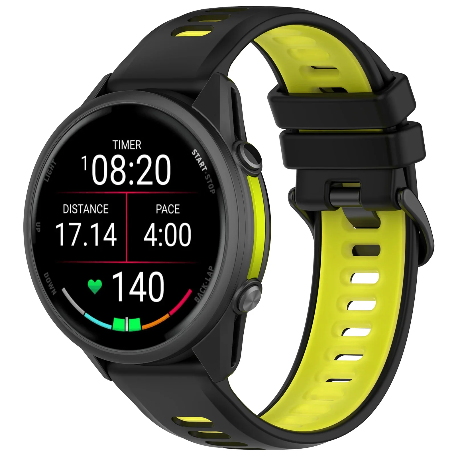 Two-Tone Breathable Silicone Sports Band