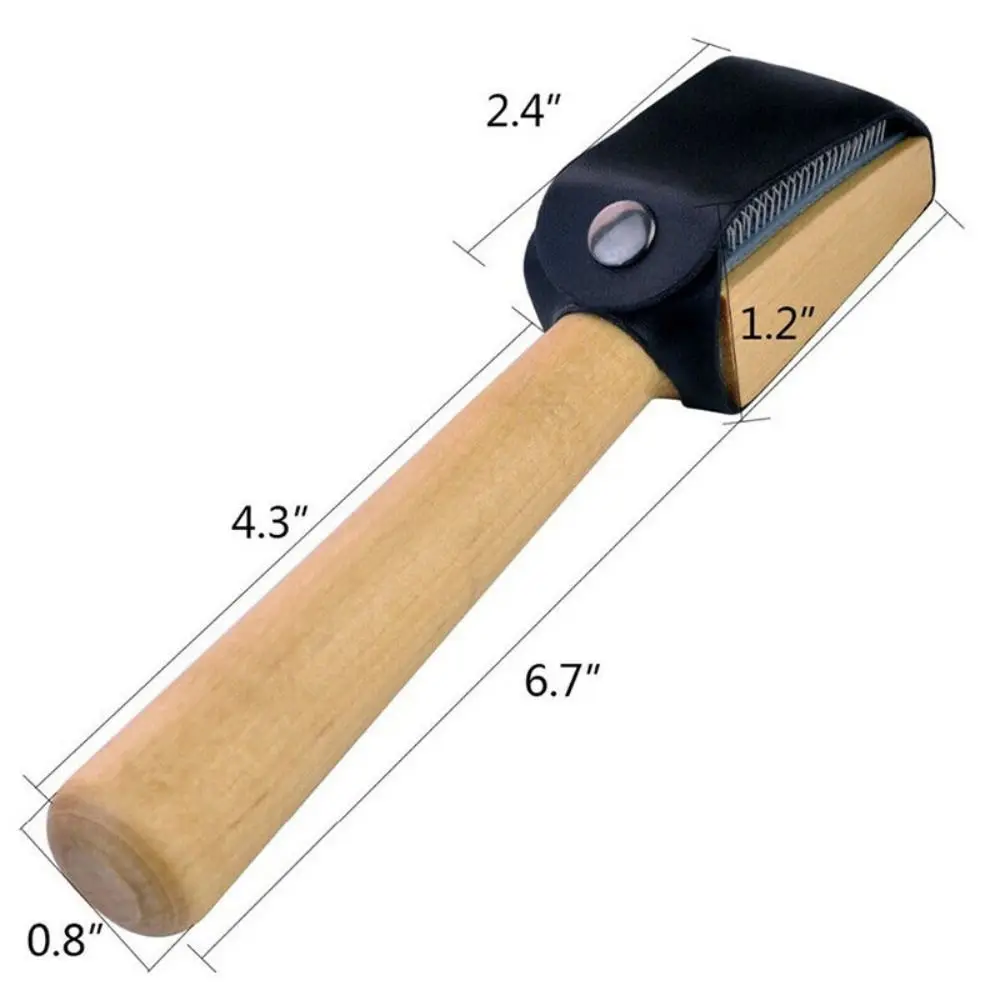 Wooden Suede Sole Wire Shoe Brush Cleaners Ballet Dance Shoes Cleaning Brush Dance Supplies