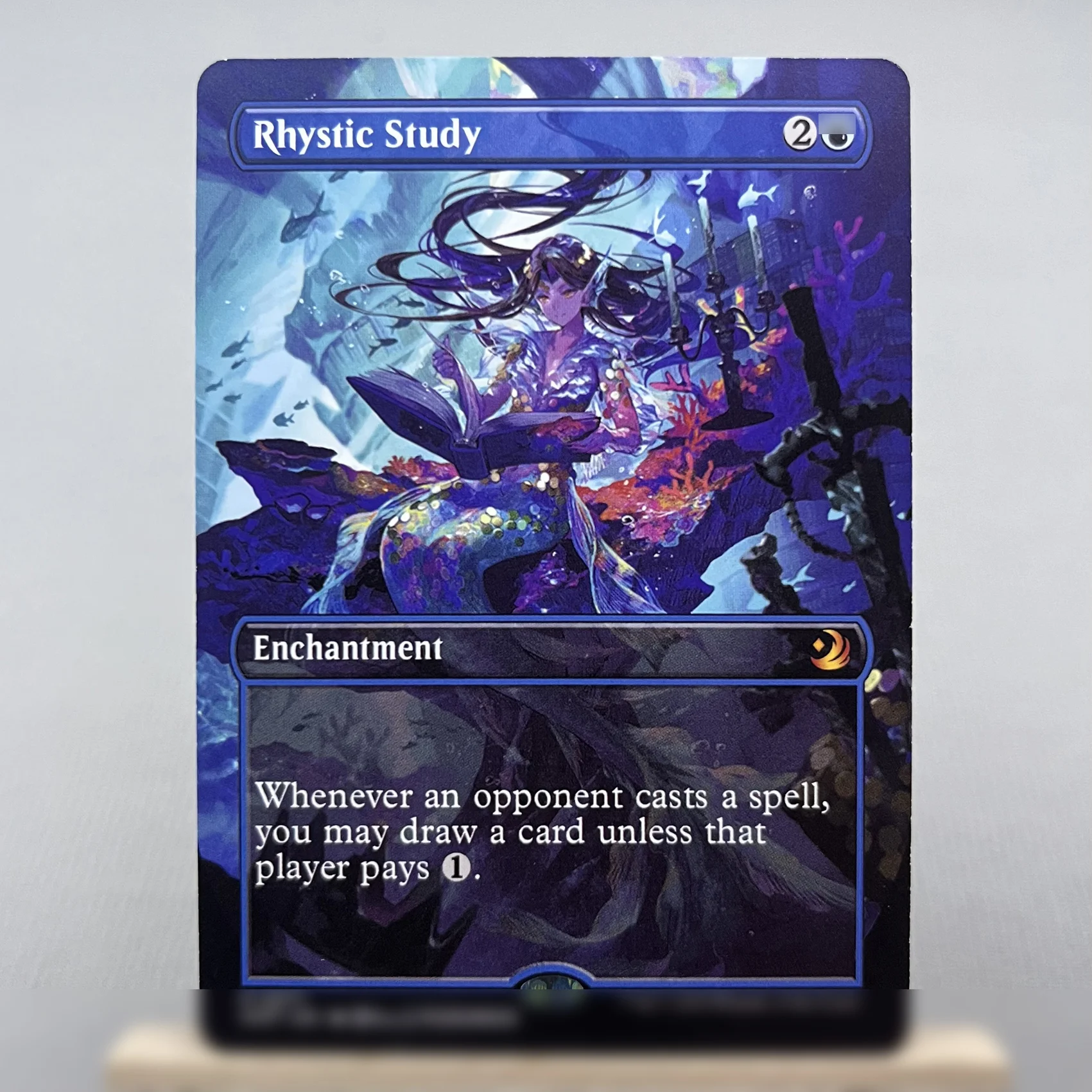 TCG Cards WOT SPG LCC WOE LCI HOLO4-01 For Home Play Proxy Mana Crypt Rhystic Study Smothering Tithe Chalice of the Void