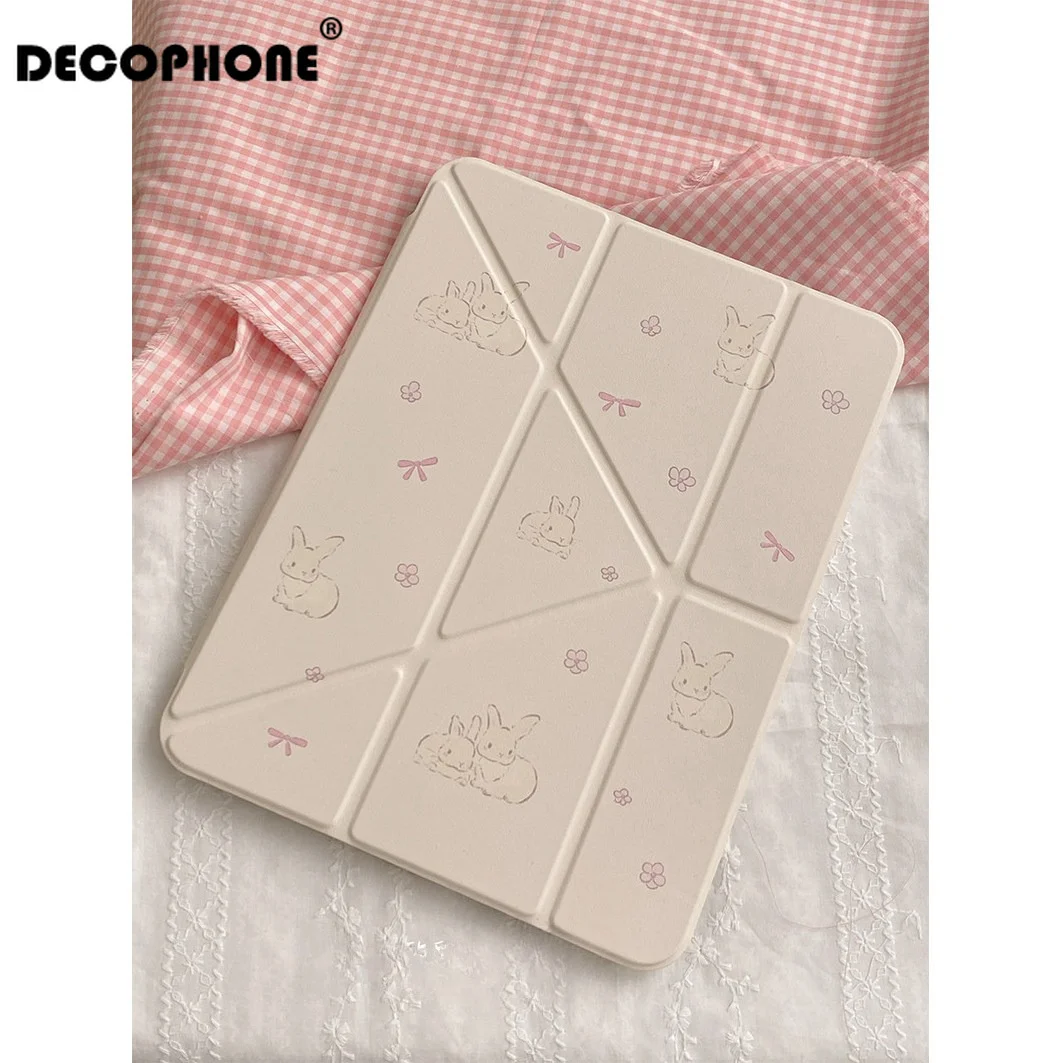Cute Bunny Y-Fold Tablet Case