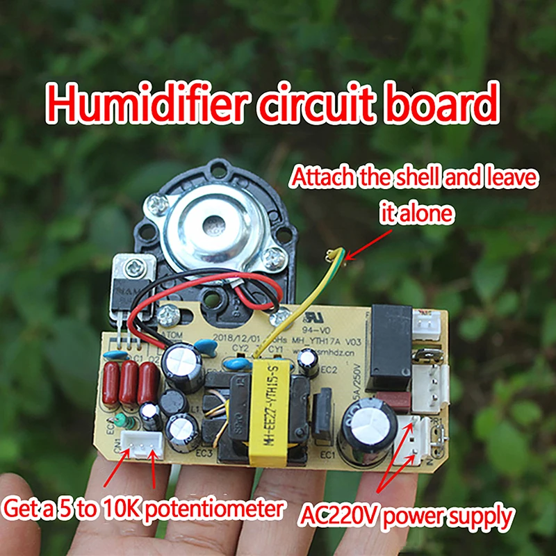 23W Humidifier Supply Atomization Integrated Board Universal Atomizer ...