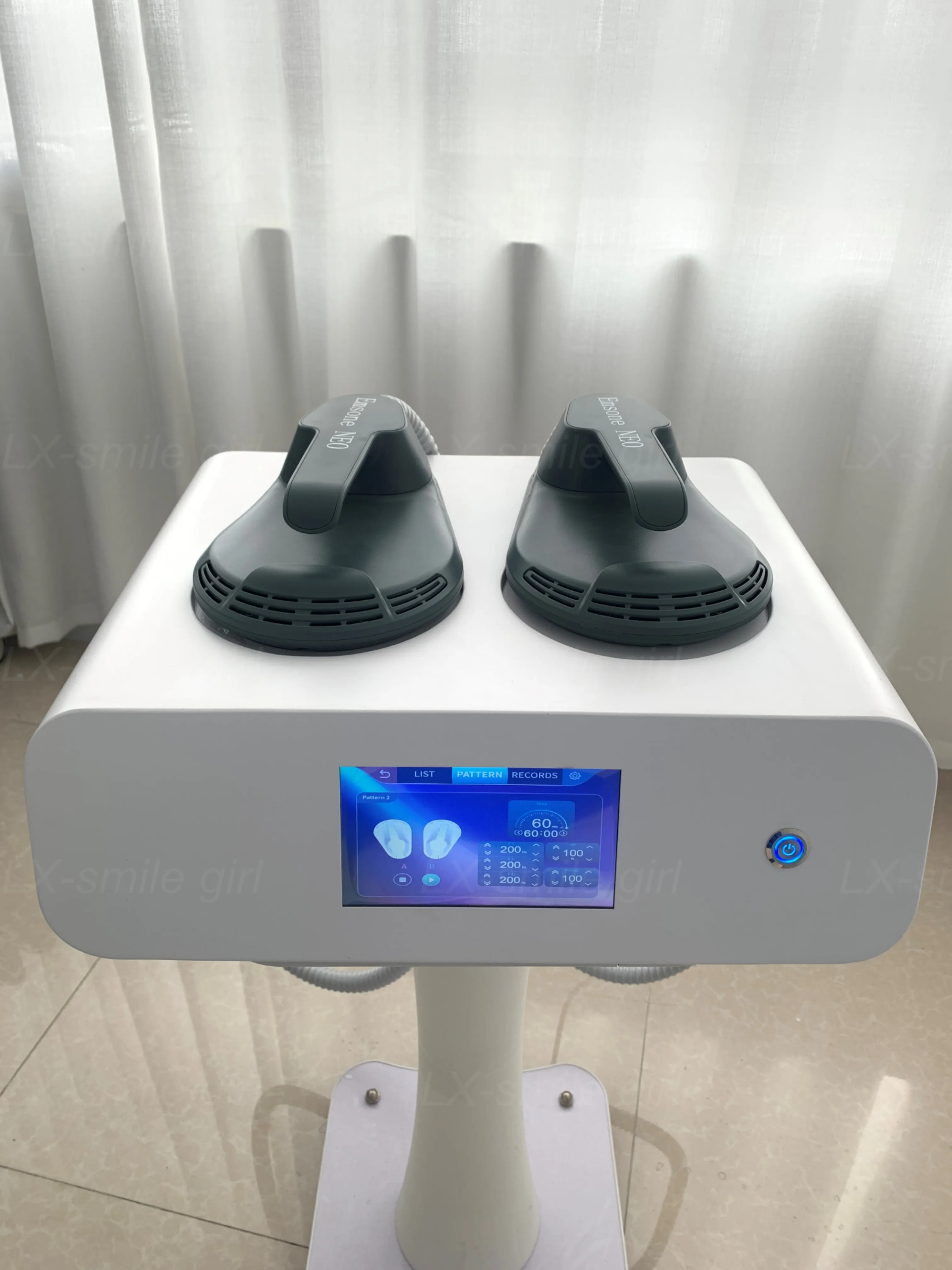 The Latest Portable EMSone NEO Electromagnetic Muscle 2 Handles 6500W Newest Emsone 200hz Beauty Machine