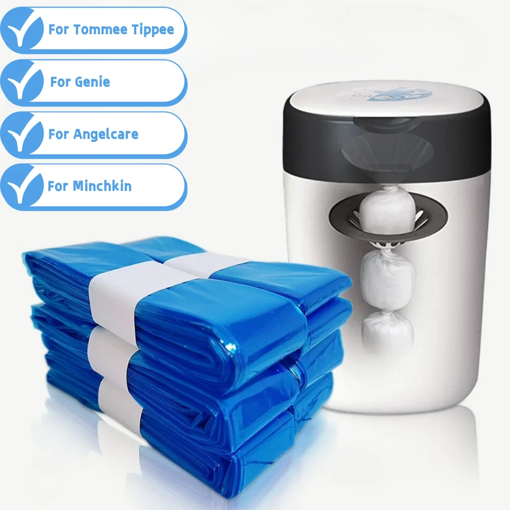 Diaper Pail Refill Bags for Sangenic Tommee Tippee for Genie for Angelcare for Munchkin
