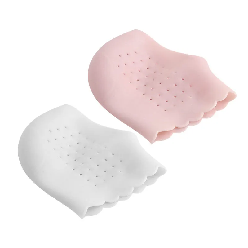 Silicone Feet Care Socks 2Pcs Silicone Feet Care Socks Moisturizing Gel Heel Thin Socks with Hole Cracked Foot Skin Care Protectors Lace Heel Cover