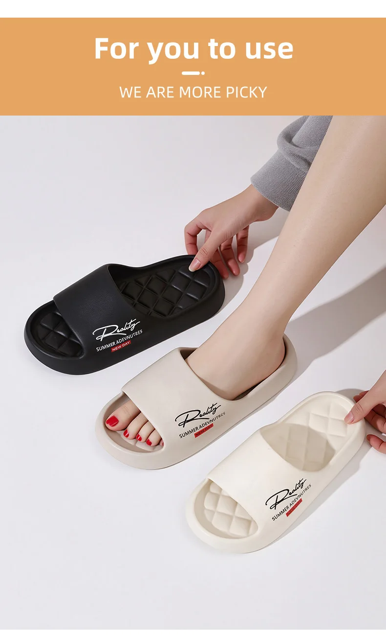 إيفا الصيف المضادة للانزلاق مقاومة للرائحة داخلي في الهواء الطلق الحمام النعال العصرية المنزل الراحة الأحذية