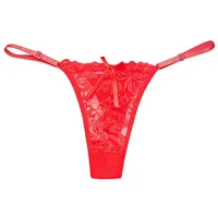 Dames dentelle Sexy culottes brodé pansement sous-vêtements femmes Transparent respirant tongs nœud papillon Sexy Lingerie трусы ж dikbiaе 4