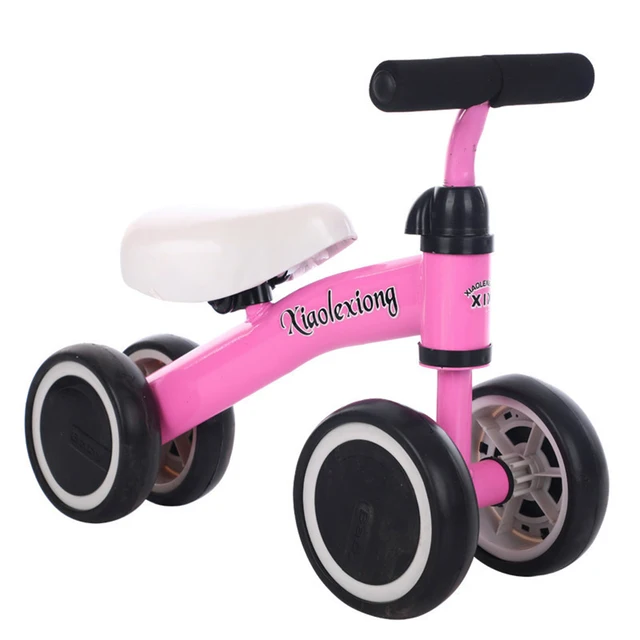 Mini Bike Kids Bicycle with 4 Wheels Balance Pedal Toy Learning Walk Scooter Baby Infant Biking Learning Supplies 2