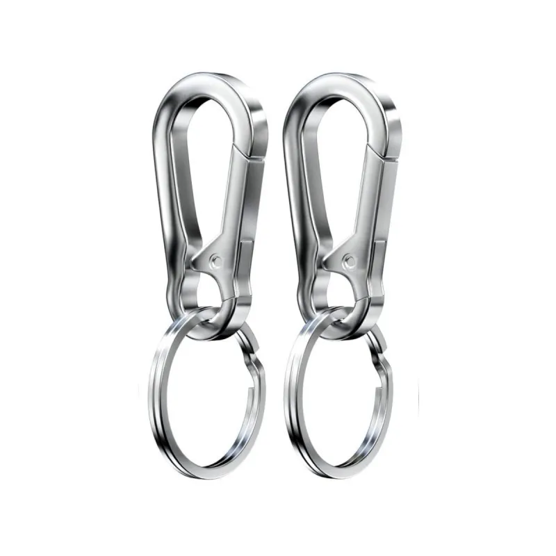 Versatile Keychain Buckle with Secure Clip for Effortless Access to Keys