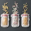 4pcs Reusable Mason Jar Bags Zipper Candy Bag Plastic Cookie Bag Waterproof Food Storage Bag Nut Sandwich Zip Lock Bags Bean Bag 3