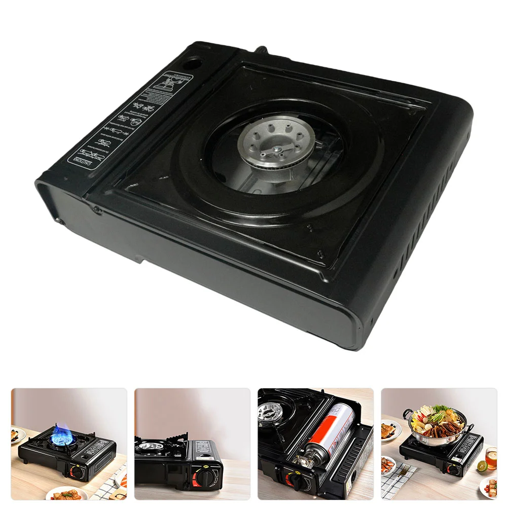 PortableBurnerButaneStoveGasWokCampingBarbecueOutdoorMulti