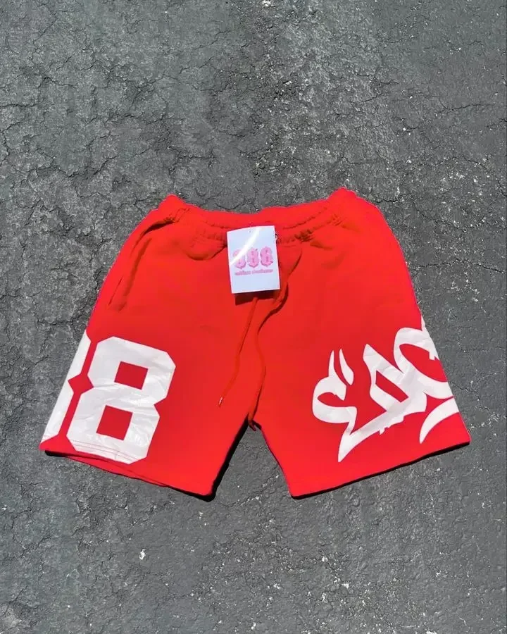 thumbnail image 1 of Conjunto de dos piezas Y2k, nueva camiseta y pantalones cortos con estampado de dibujos animados para hombres y mujeres, camiseta con estampado de algodón, pantalones cortos casuales estilo Harajuku y, 1 of 5