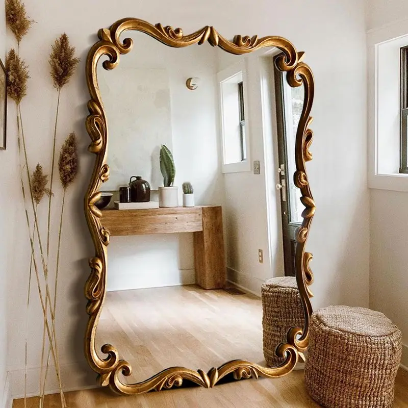 

Standing Large Decorative Wall Mirrors For Bedroom Shower Luxury Infinity Mirror Body Espelhos Decorativos Home DecorationBC