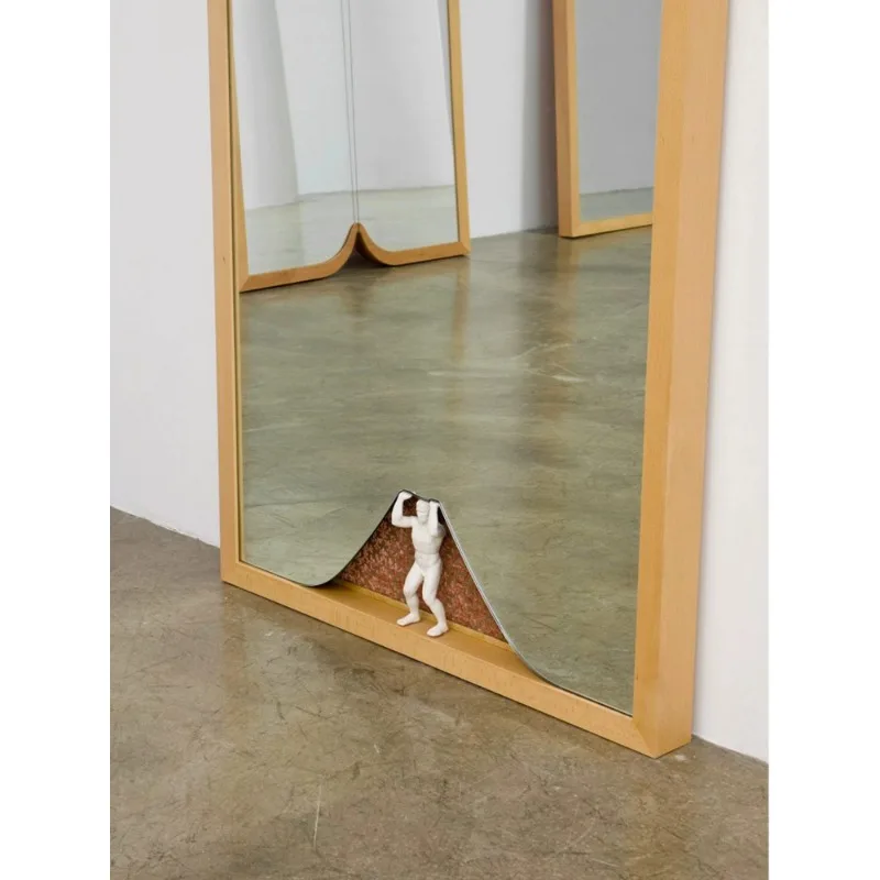 

Customize modern minimalism! Full body dressing mirror/fitting mirror in the cloakroom, home living room, wall mounted