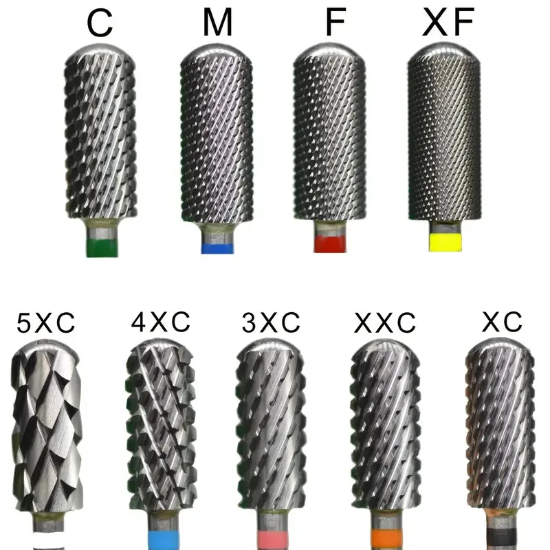 

Mini 5.35 Small Round Top barrel Original Tungsten steel Carbide Manicure Nail drill bit File Accessories