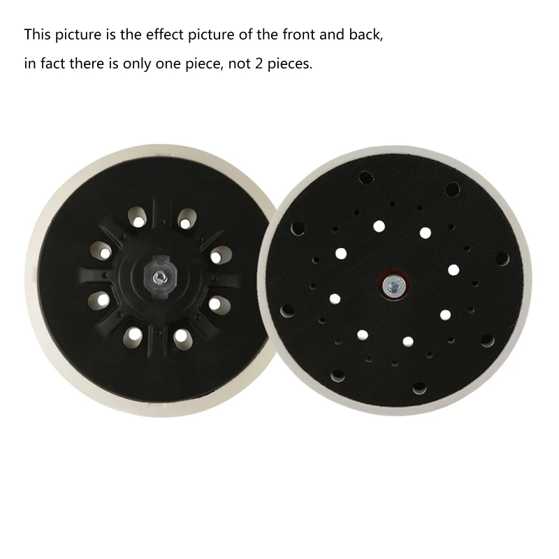 

6''/150mm Dust Free Sanding Pad Multi-Hole Sander Backing Pad Hook Loop Polisher Tools Compatible for w/ ETS 150/3 Polis R7UA