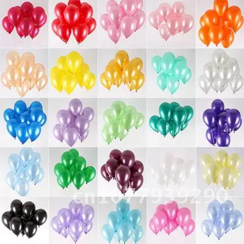 

10inch 1.5g Pearl Latex Balloons 10Pcs Happy Birthday Party Wedding Valentine's Day Decoration Balloon Kids Toy Air Balls Globos
