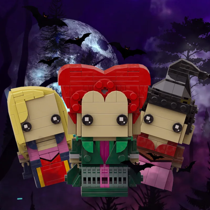 Nápady film hocus pocused chalupa úkon figur brickheadz bláznivý witche dr. house stavba bloků kůzle hraček vánoce giftideas movi