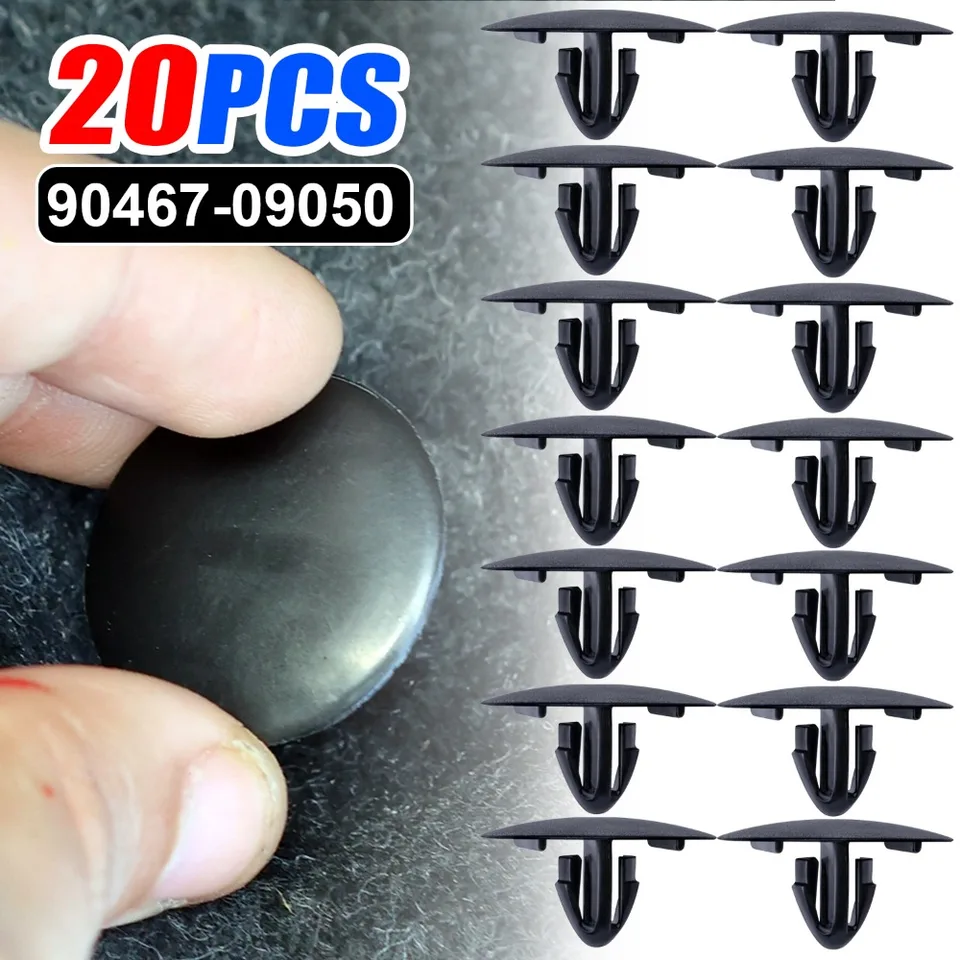25 Clip Ferma Isolamento Cofano Per Toyota – Ricambio 90467-09050, Diametro Foro 7mm