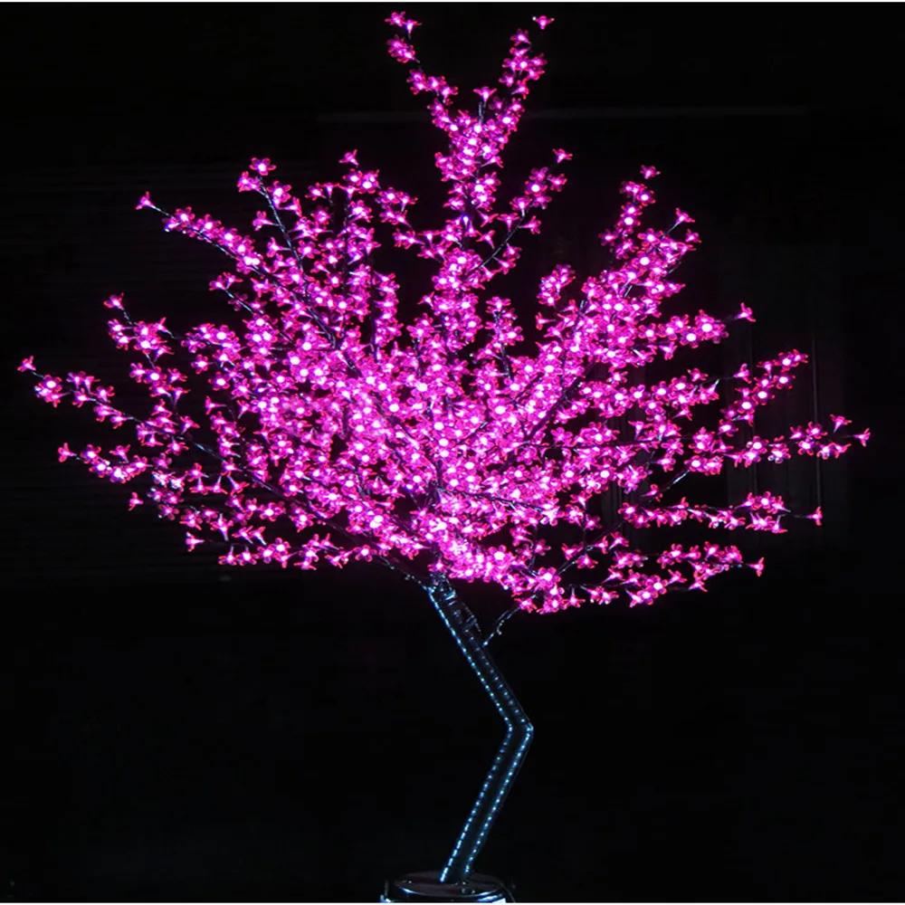 

LED Artificial Cherry Blossom Tree Light Christmas Light 1152pcs LED Bulbs 2m Height 110/220VAC Rainproof Outdoor Free Shipping