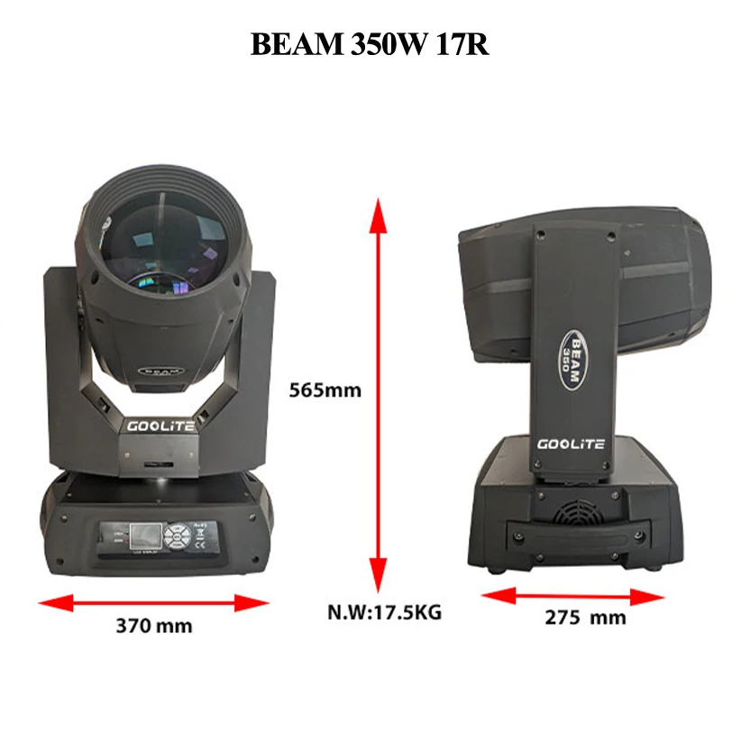 4pcs Beam Sharpy 350w 17r Beam 350W 17R Moving Head Light with flightcase 17R Sharpy 350 Stage Lights Power Corn