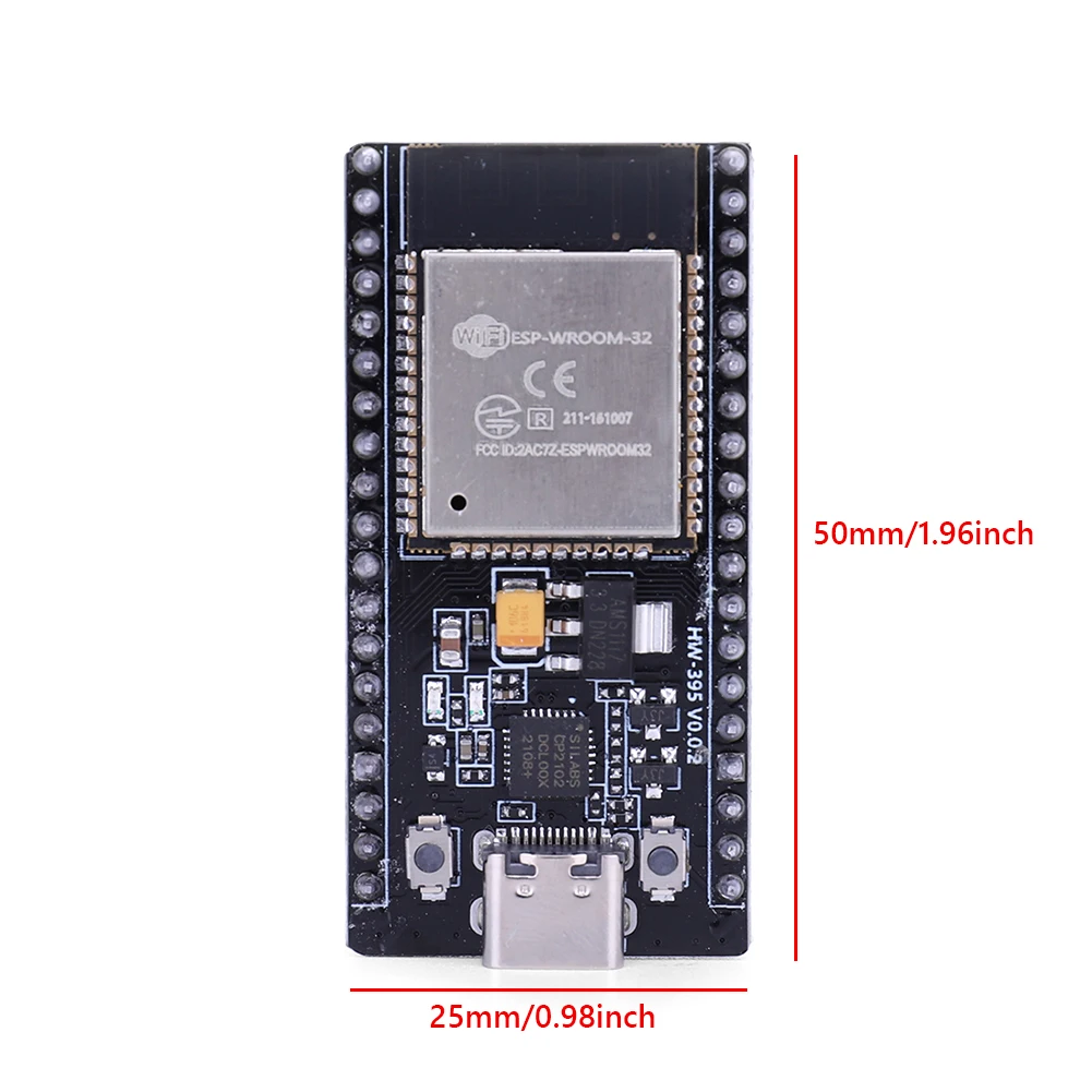 ESP32-WROOM-32 CP2102 Development Board WiFi Bluetooth-compatible ESP32 Development Board 2412-2484MHz for Smart Home Mobile IoT