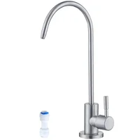 Robinet filtre à eau, purificateur sans plomb, robinet filtré, convient aux unités d'osmose inverse ou système de filtration d'eau, robinet de cuisine RO 2