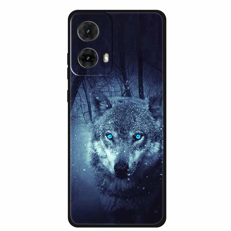 Colorful Painted Cat TPU Soft Silicone Phone Back Cover - Cute Design