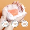 Hand Made Turmeric Soap Body Cleaning Lightening Dark Underarm Leg Body Cleansers Brightening Face Soap Tender Skin Care Beauty 5