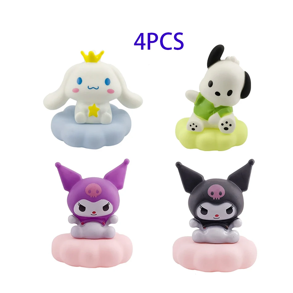 Neue Japan Stil Sanrios Nachtlicht Emaille Wolke Cartoon Kuromi Cinnamoroll Pochacco Kleine Tisch Licht Beleuchtung Dekoration
